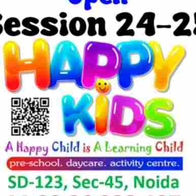 Happy Kids  Day Care,Play School, Creche preschool logo