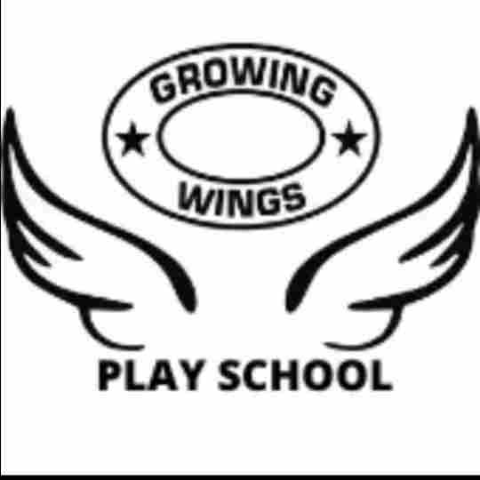 Growing wings play school preschool logo