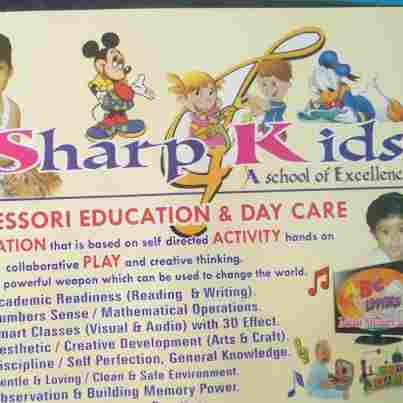 Sharp Kids Montessori preschool logo