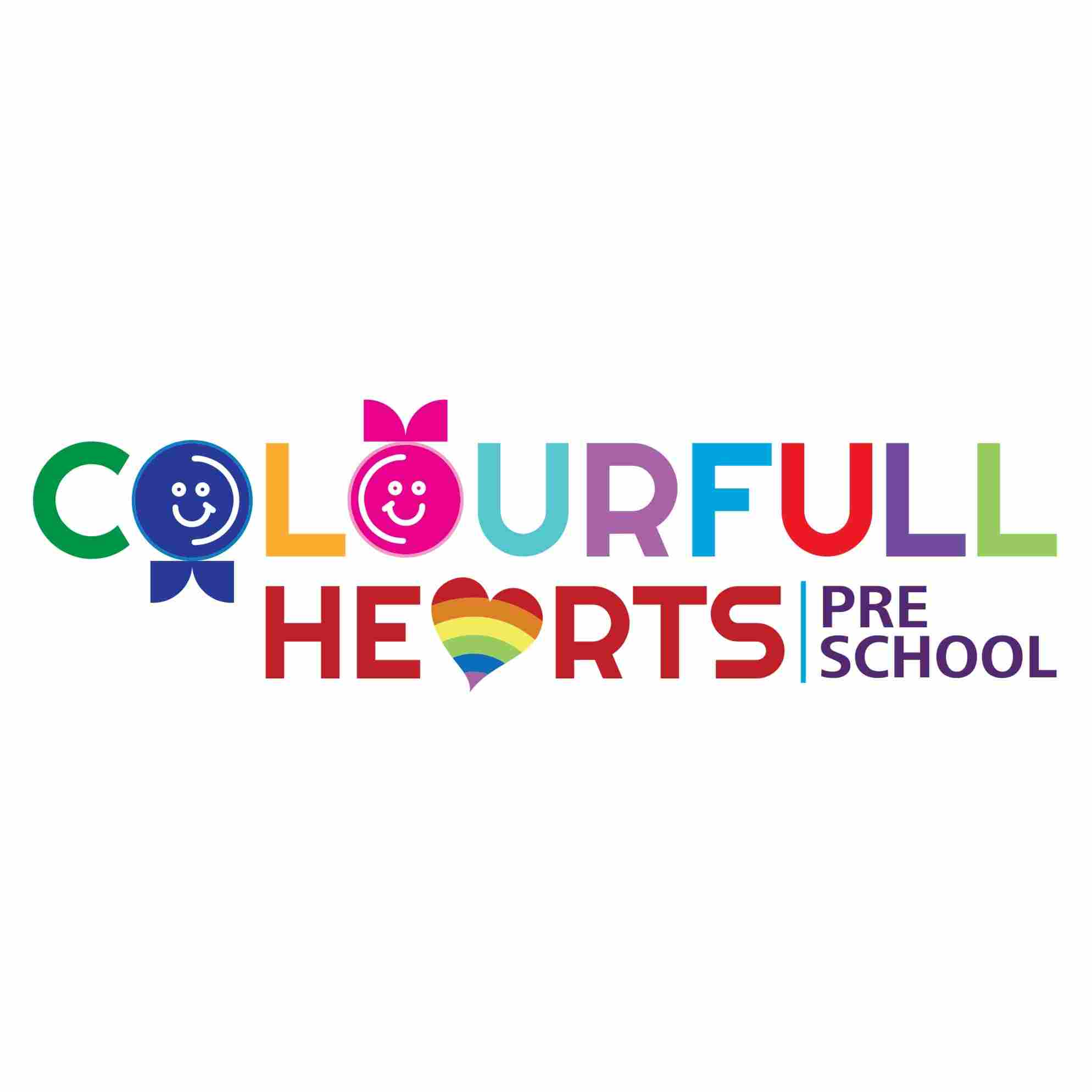 Colourfull hearts preschool preschool logo