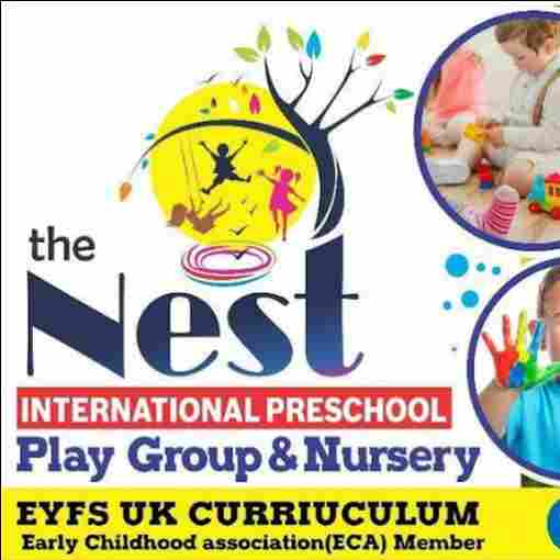 The Nest International Ambernath preschool logo