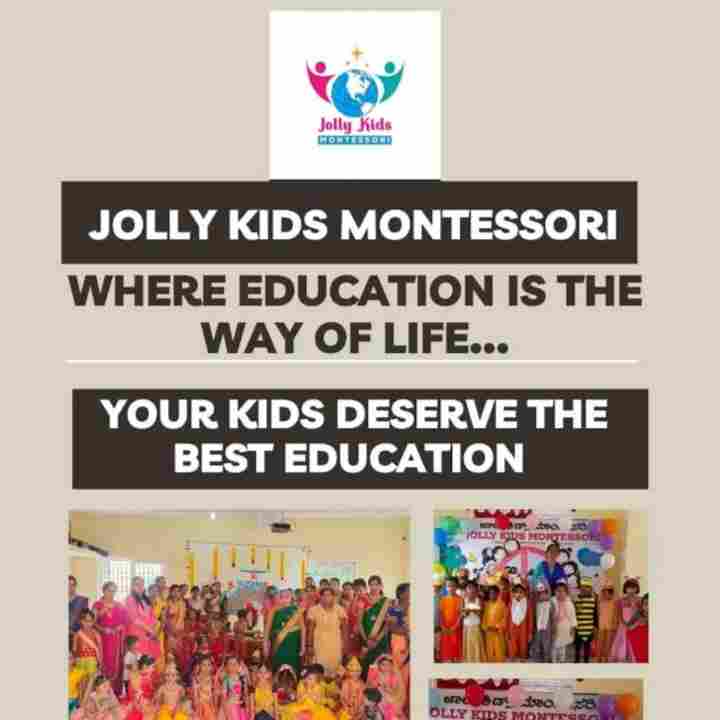 Jolly Kids Montessori preschool logo