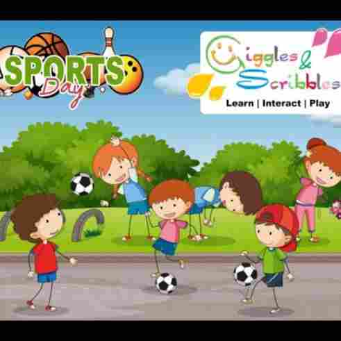 Giggles N Scribbles preschool logo