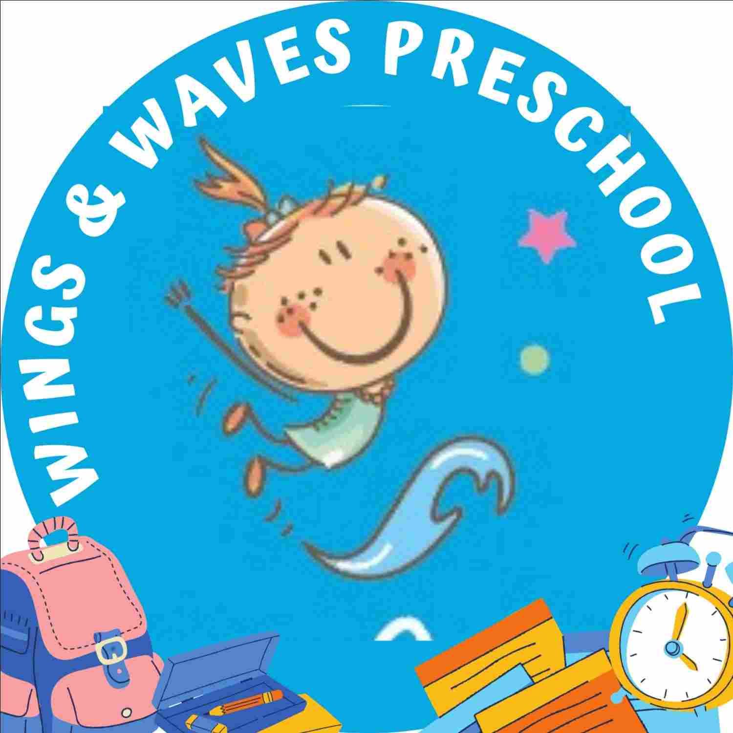 Wings and Waves Preschool preschool logo