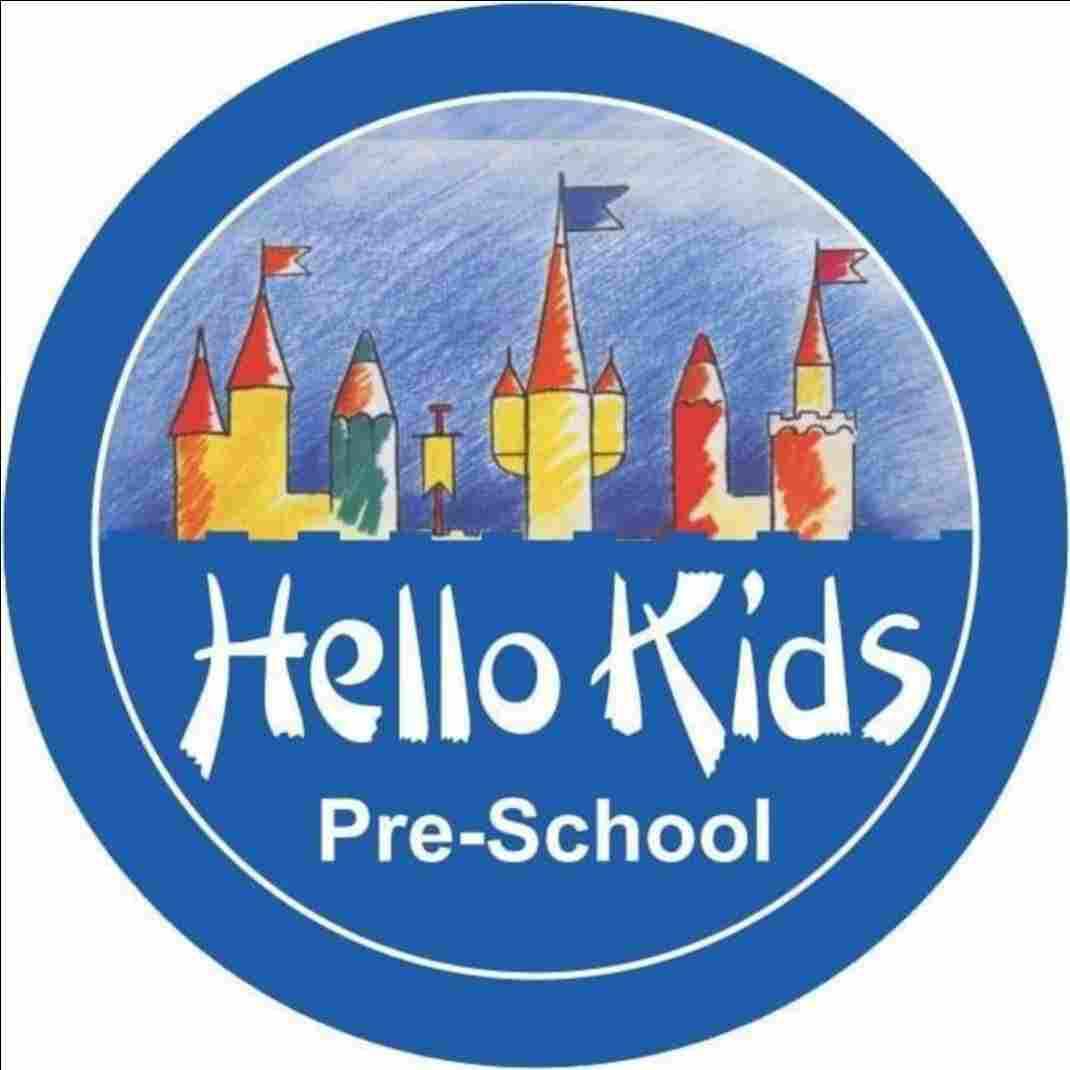 Hello kids - Crayons preschool logo
