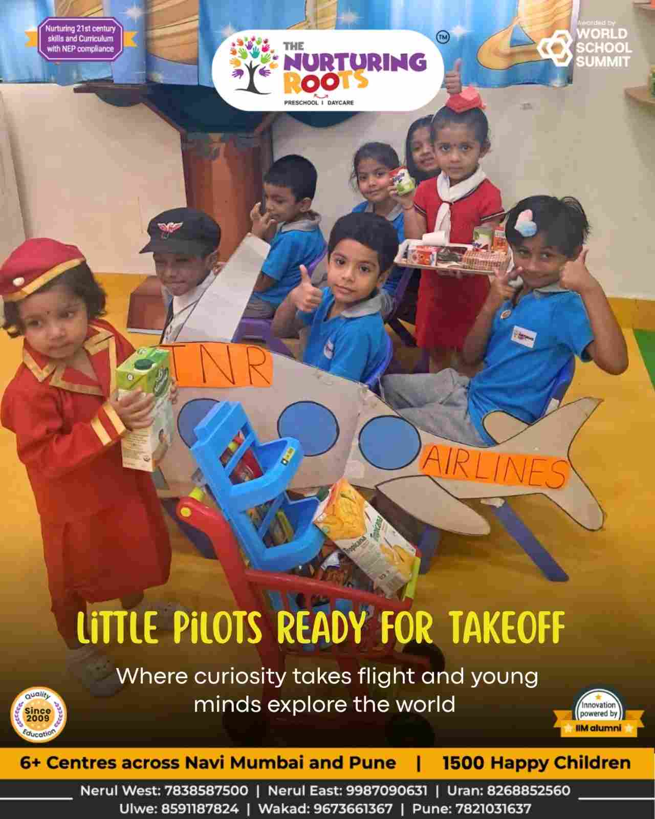 The Nurturing Roots Nerul West preschool logo