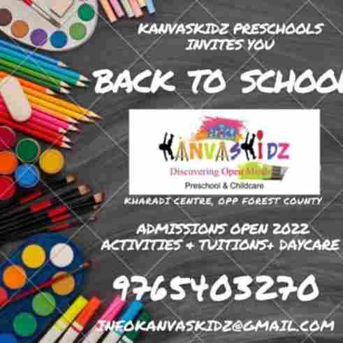 Kanvas Kidz preschool, daycare  kharadi preschool logo