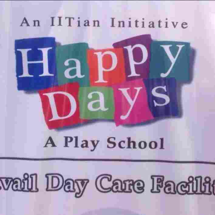 Happy Days Manikonda preschool logo