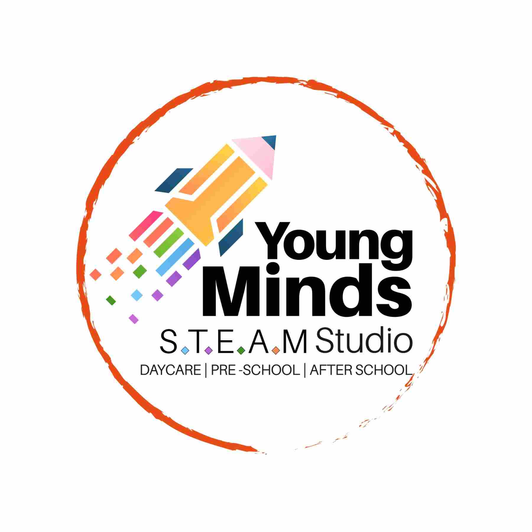 YoungMinds A studio Preschool preschool logo