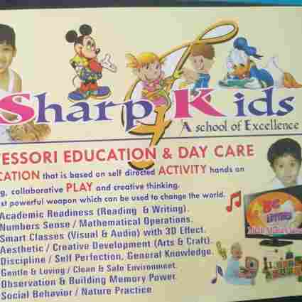 Sharp Kids Montessori Neelasandra preschool logo