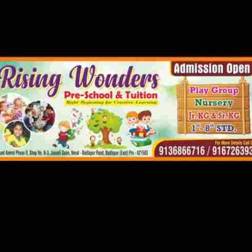 Rising Wonders Pre- School & Day care preschool logo