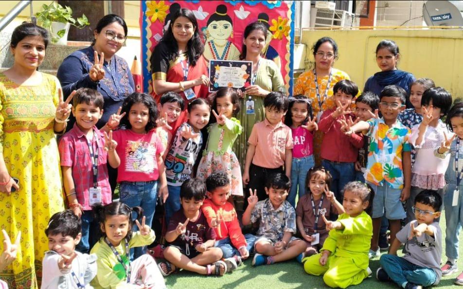Hummingbirds International Preschool Sector 49 preschool building in Chandivali, Mumbai