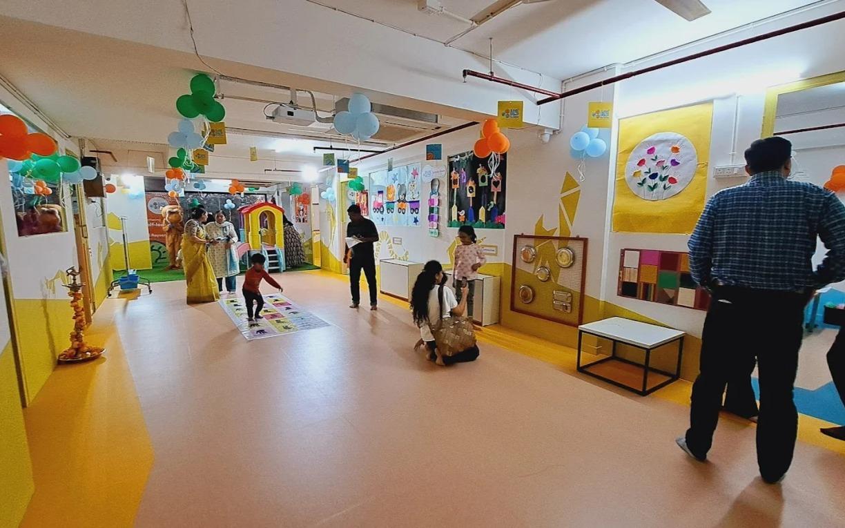 H3 Preschool Raysan preschool building in Raysan, Gandhinagar