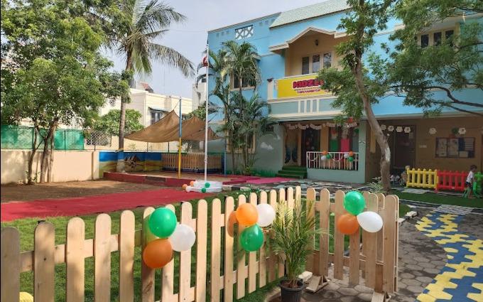 Kidzee Thiruvanmiyur Valmiki Nagar preschool building in Thiruvanmiyur, Chennai