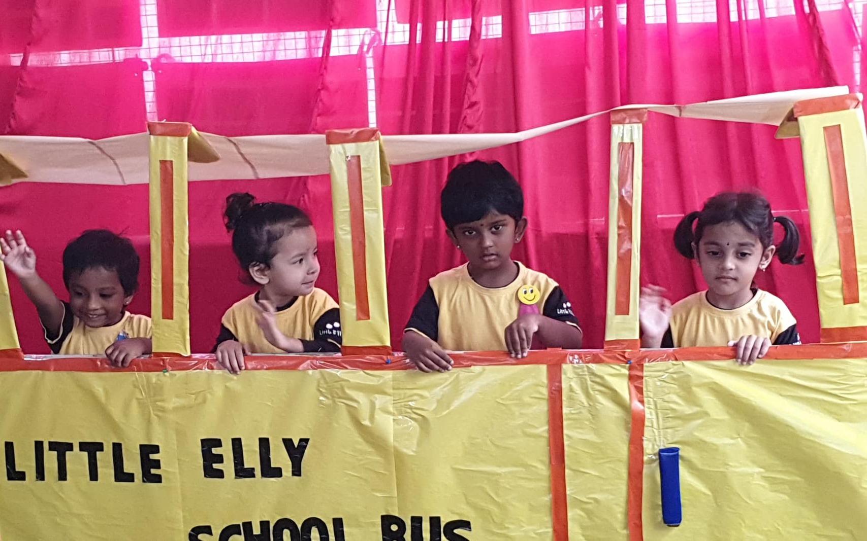 Little Elly preschool building in Banaswadi, Bengaluru