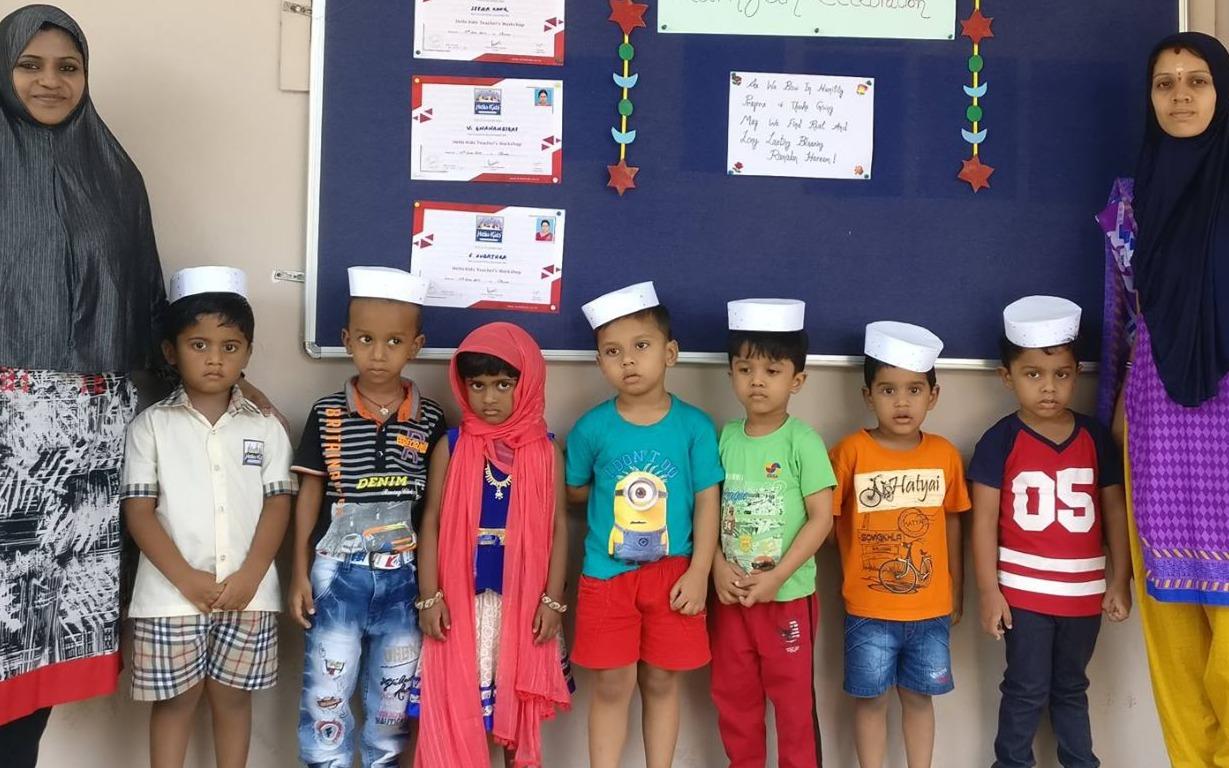 Hello Kids DSMA preschool building in Ladaka Purwa, Banda
