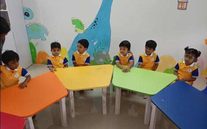 Crayons Play School preschool building in Whitefield, Bengaluru