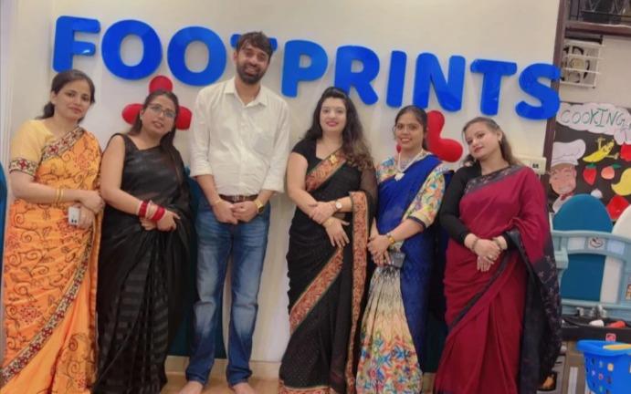 Footprints Punjabi Bagh West preschool building in Punjabi Bagh, New Delhi