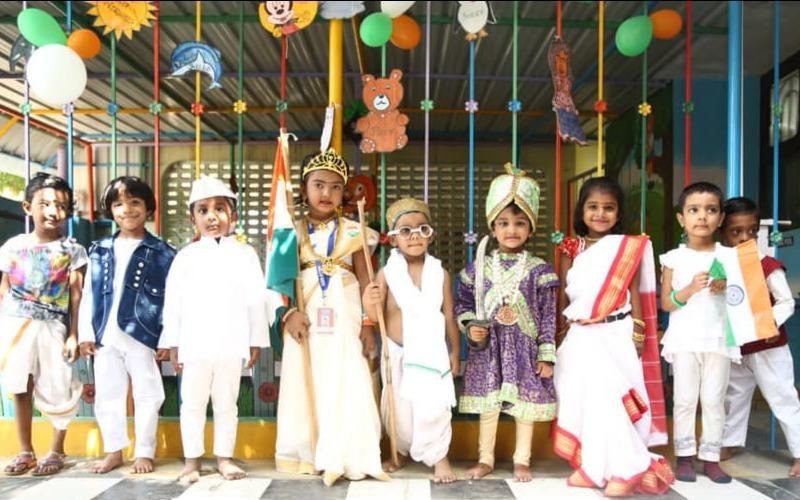 Hello Kids - Sparkle preschool building in Kolapakkam, Chennai