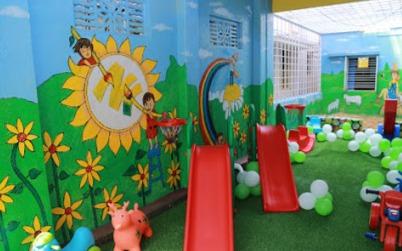 Time Kids preschool building in Bannerghatta Road, Bengaluru