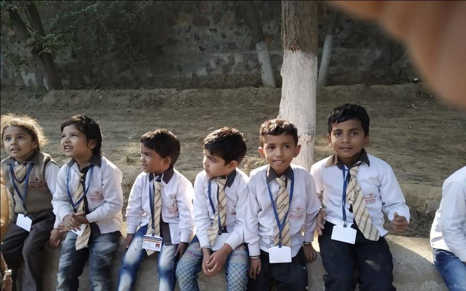 New Age Public School preschool building in Vikas Nagar, New Delhi