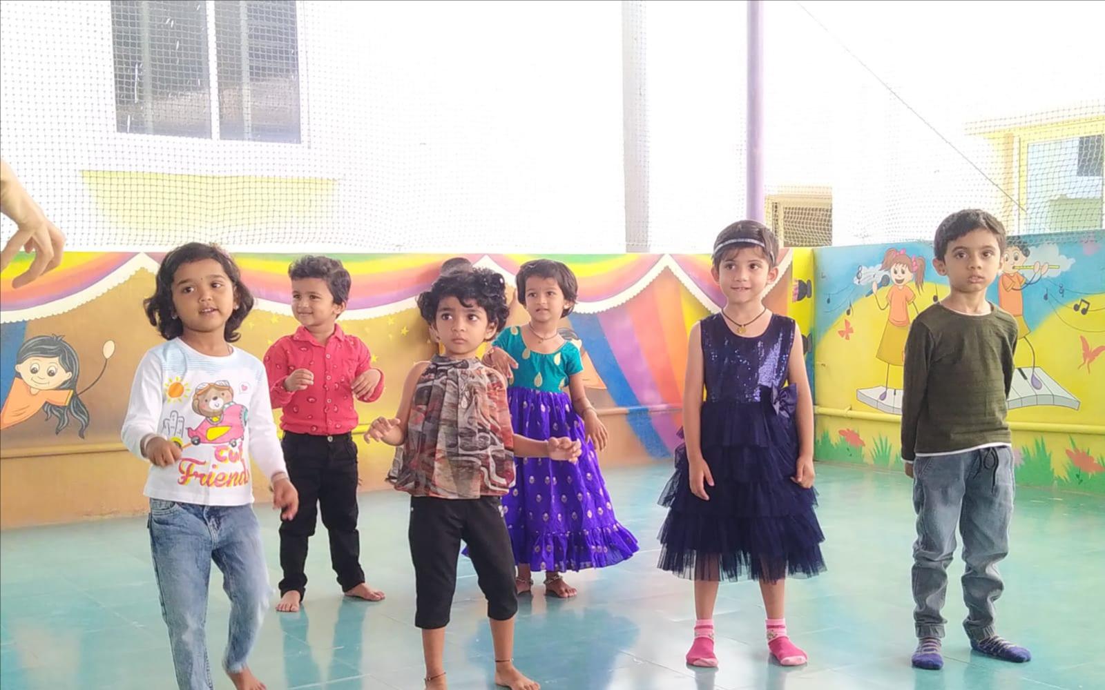 Key Kidz preschool building in Hulimavu, Bengaluru
