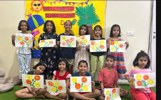 Baby Grow preschool building in Gaur City, Ghaziabad