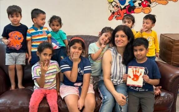 Naughty Nest Daycare preschool building in Sector 91, Gurugram