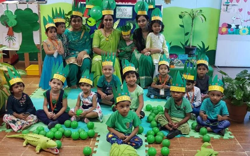 Kidzee preschool building in Begumpet, Hyderabad