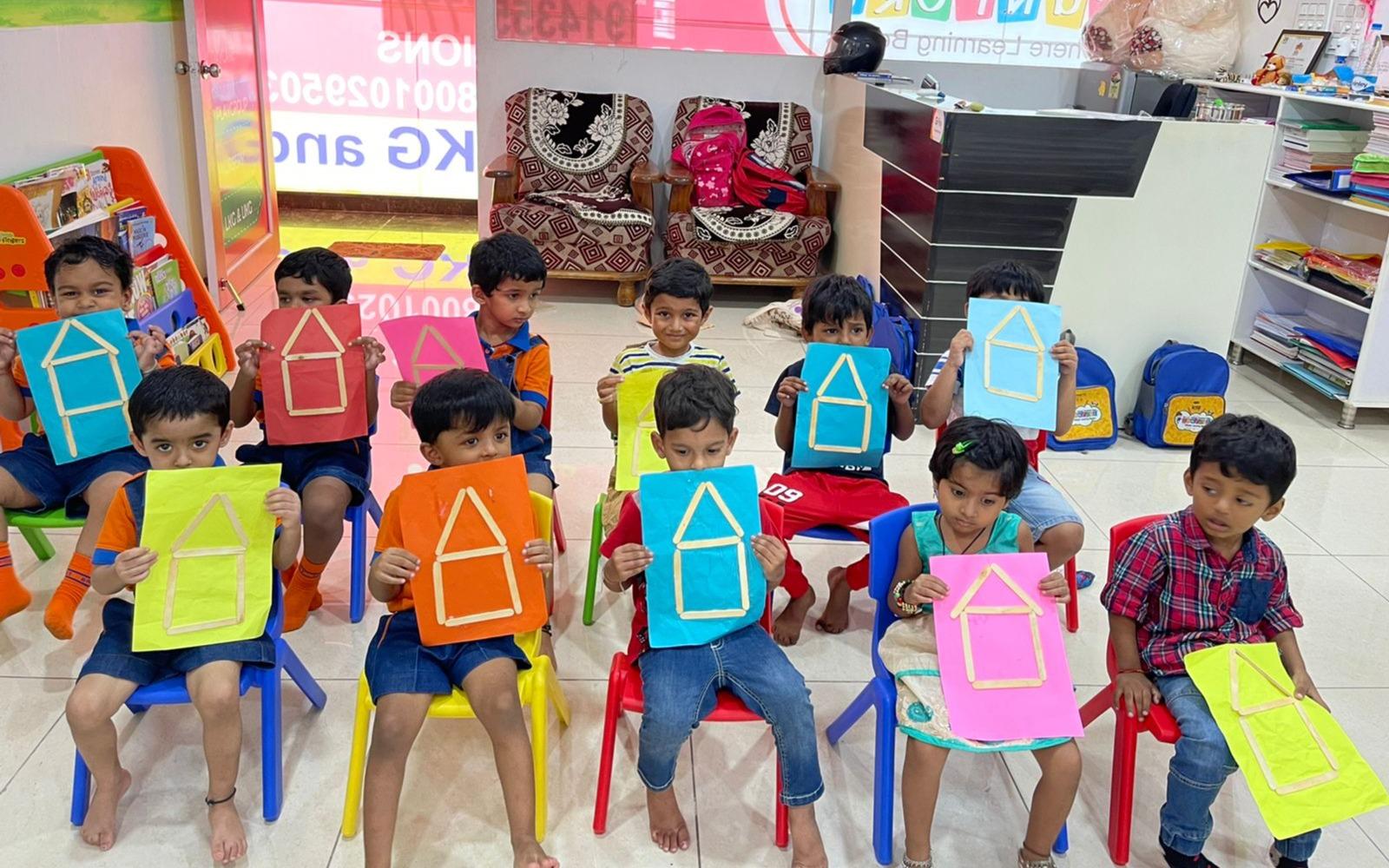 Sanfort Play school preschool building in Mansoorabad, Hyderabad