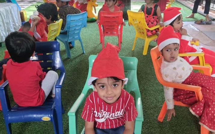Rudraksh Kondapur preschool building in West Patel Nagar, New Delhi