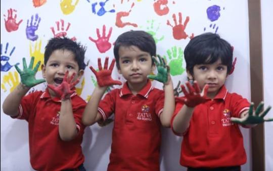 Tatva Pre-Schools preschool building in Punawale, Pune