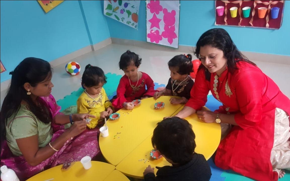 Kidzee preschool building in Kondhwa, Pune