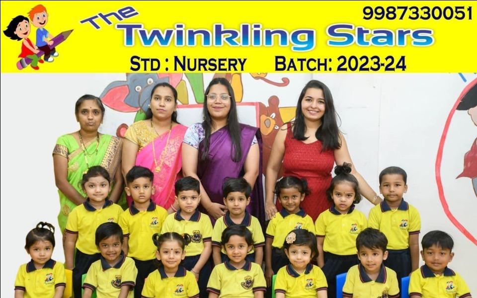 The Twinkling Stars Checknaka preschool building in Mulund West, Mumbai