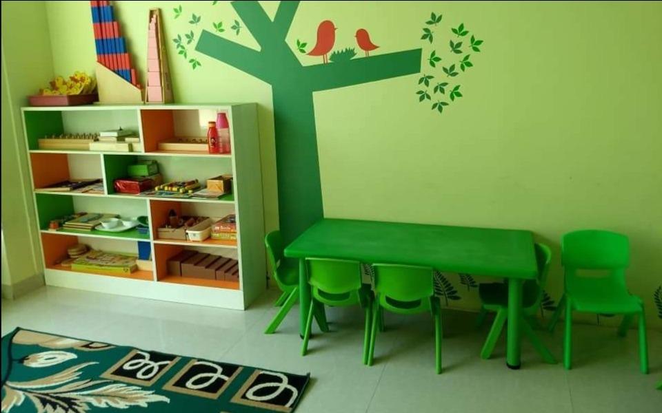 Daisy Montessori School preschool building in Thanisandra, Bengaluru