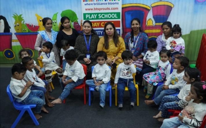 Bright Tiny Sprouts Preschool  Lajpat Nagar preschool building in Lajpat Nagar, New Delhi