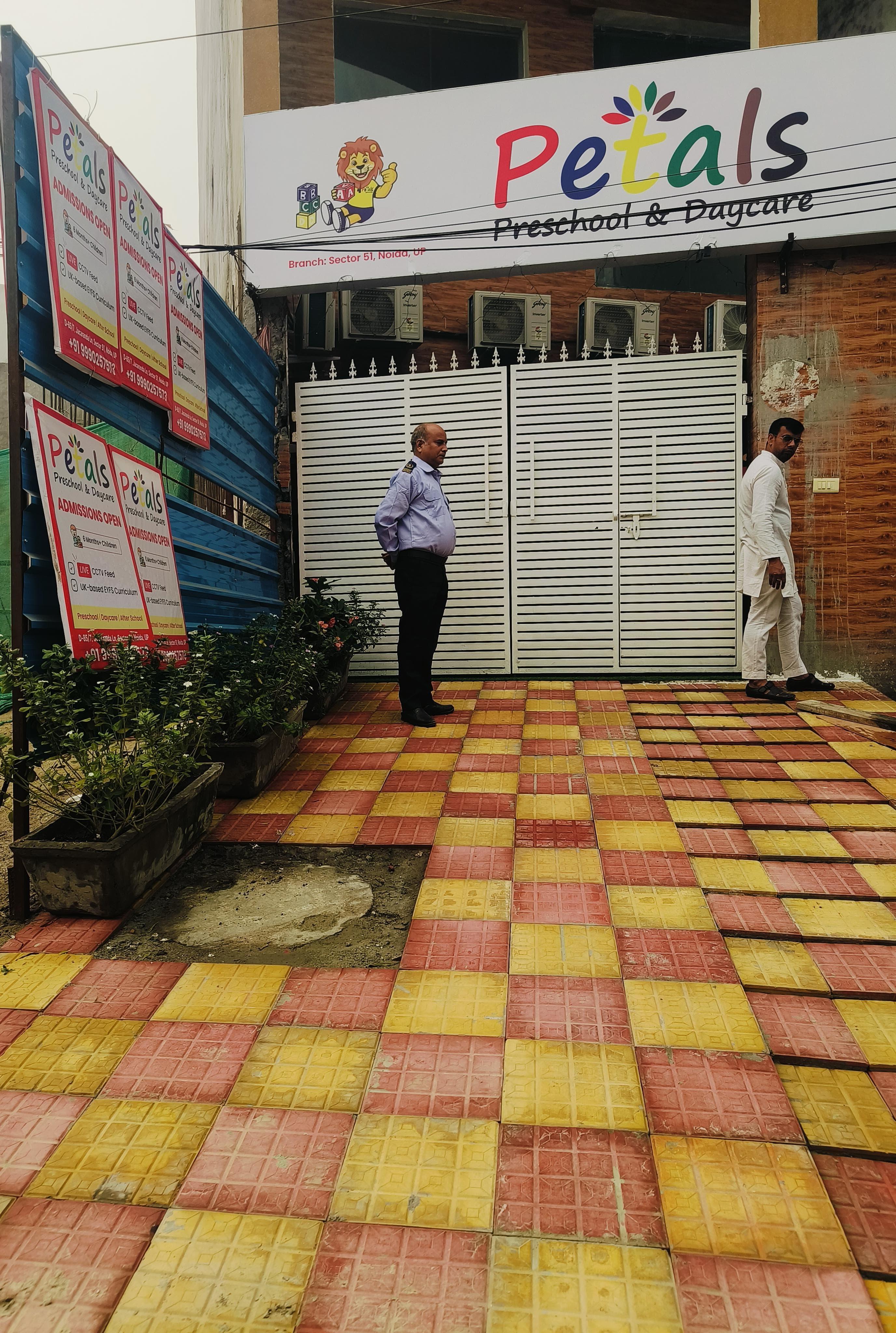 Petals Preschool Sector 51 Noida preschool building in Sector 51, Noida