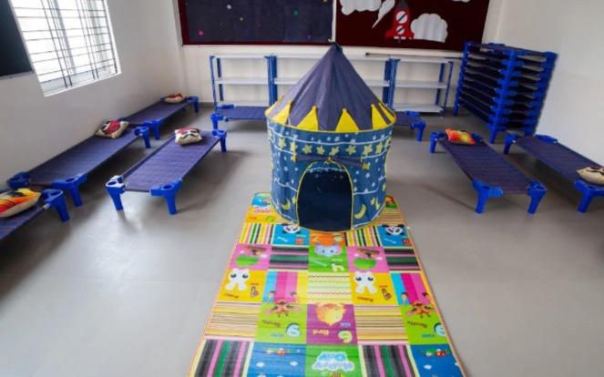 Sanskriti Kids Dilsukhnagar preschool building in Dilsukh Nagar, Hyderabad