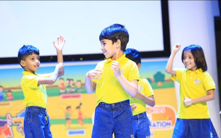Podar Jumbo Kids preschool building in Banaswadi, Bengaluru