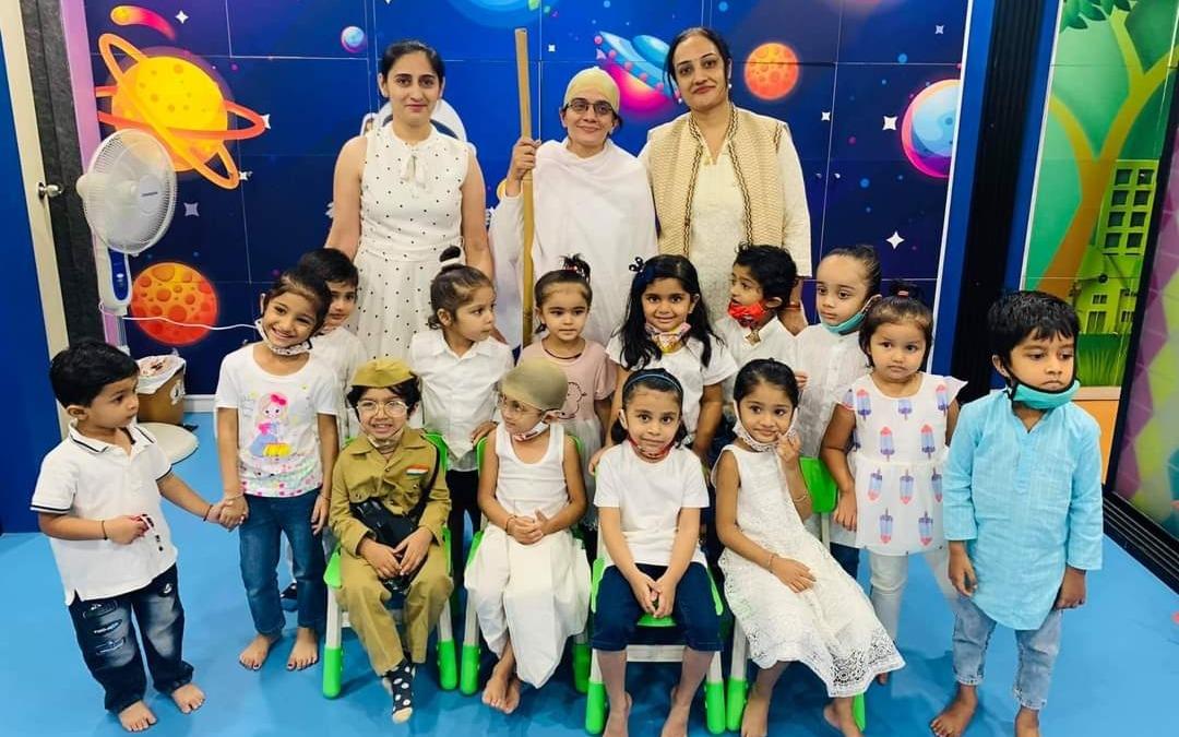 Little Genius Preschool preschool building in Jodhpur Satellite, Ahmedabad