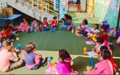 Doodle Berries Pre-School and Daycare preschool building in Phursungi, Pune