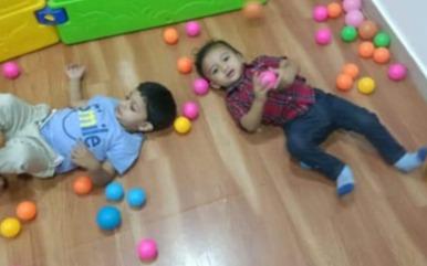 Tiny Bees Preschool  And Day Care preschool building in Khar Danda, Mumbai