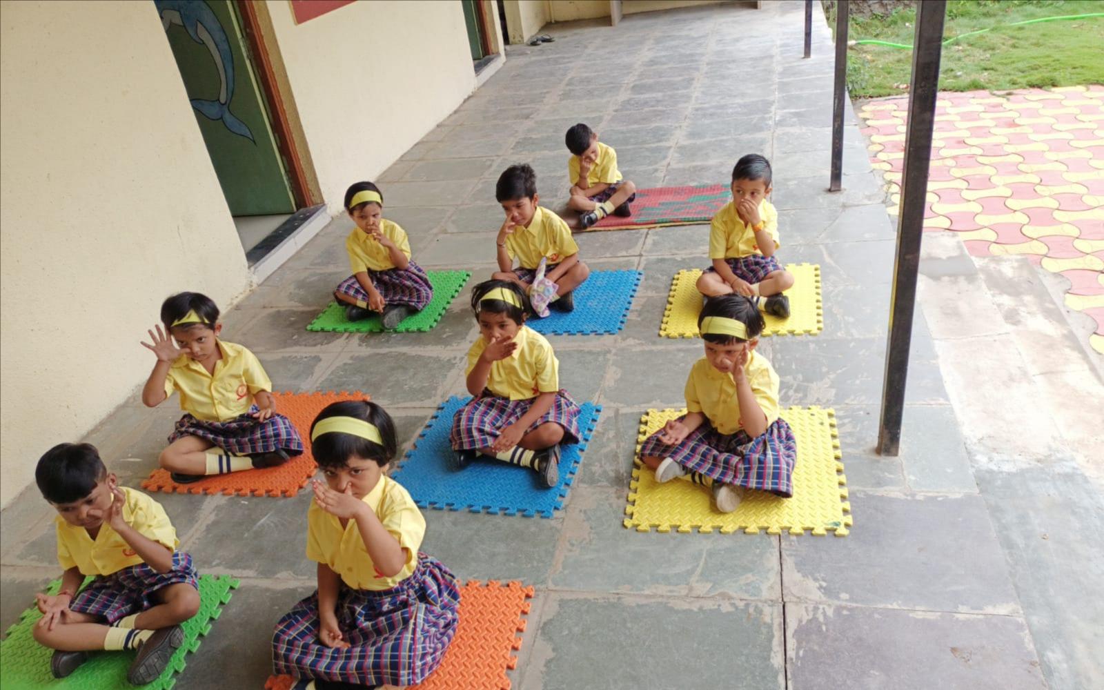 SVM International Preschool preschool building in Chikhali, Pune