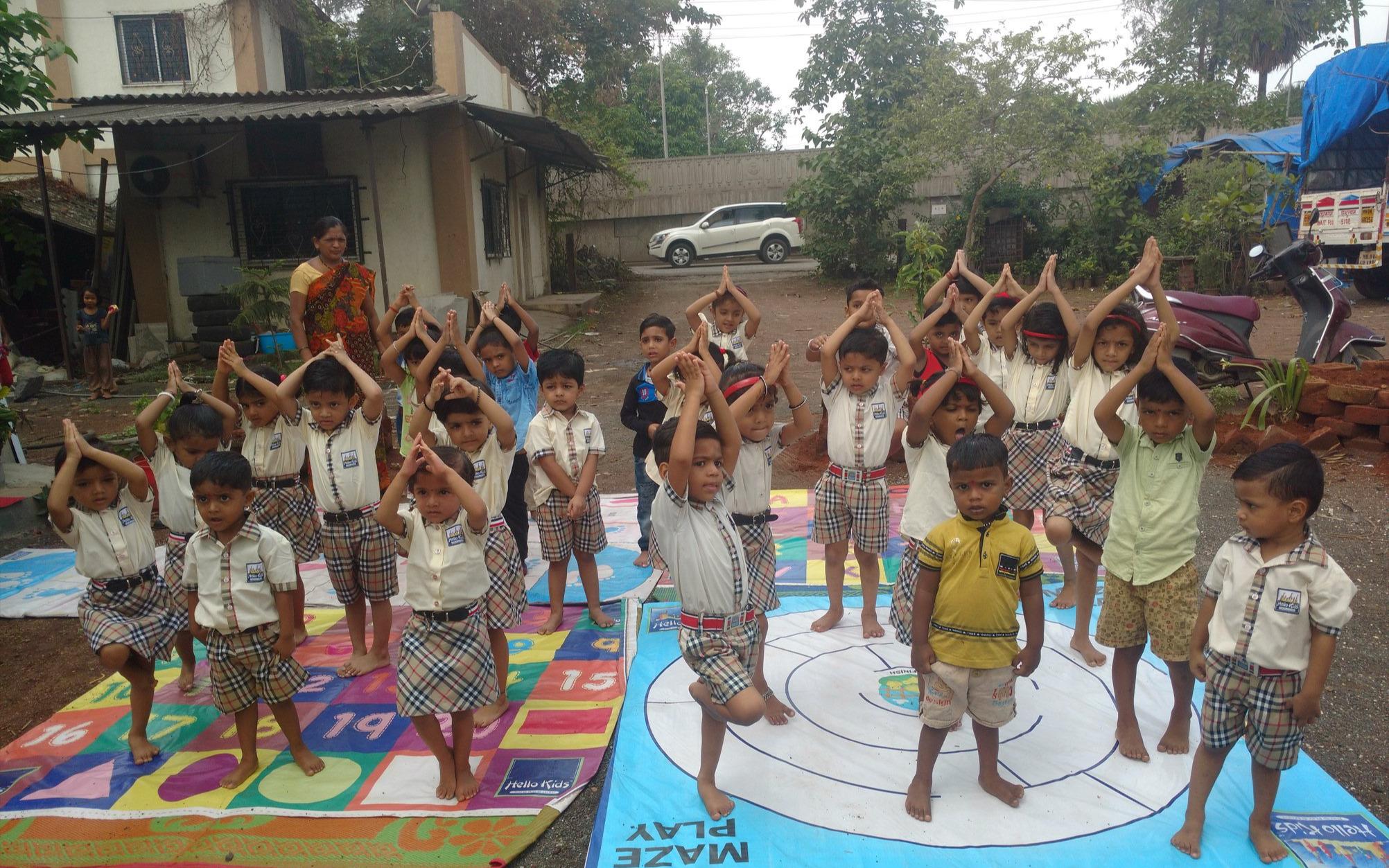 Hello Kids - Poppins preschool building in Temghar Kalyan, Bhiwandi