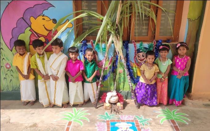 Royal Kids preschool building in Hoskote, Bengaluru