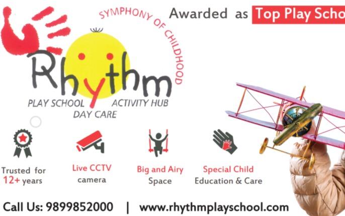 Rhythm Playschool Sector 51 preschool building in Sector 51, Noida