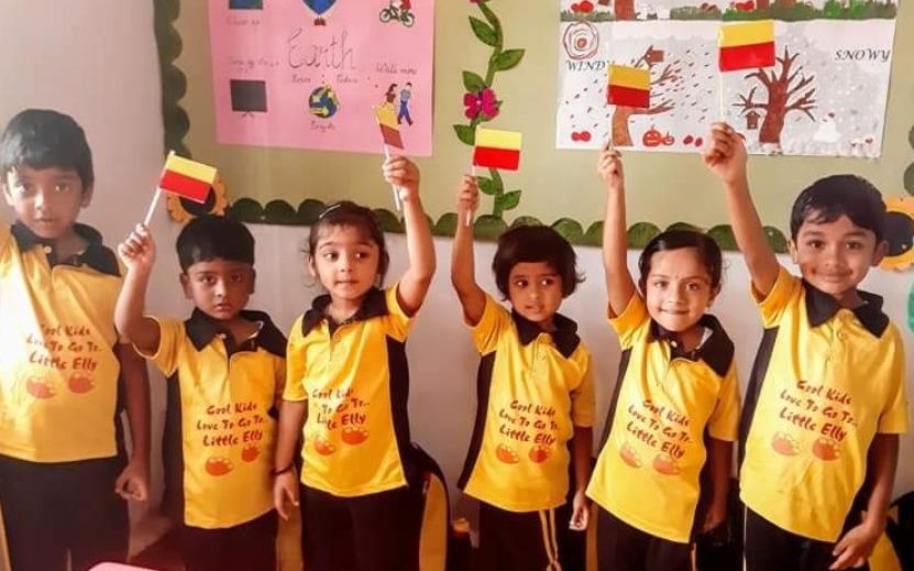 Little Elly preschool building in Gottigere, Bengaluru