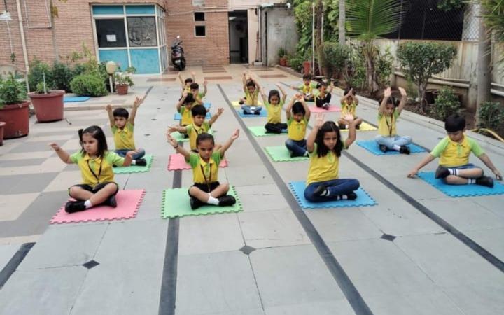 Khyati Ninos Ambawadi Preschool and Day Care preschool building in Ambawadi, Ahmedabad