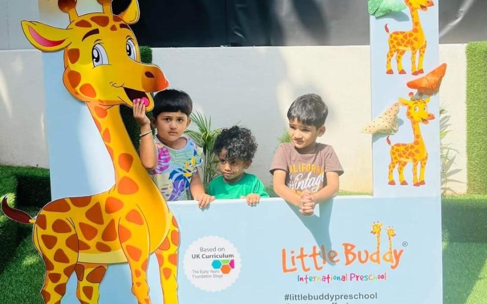 Little buddy preschool building in Yelahanka New Town, Bengaluru