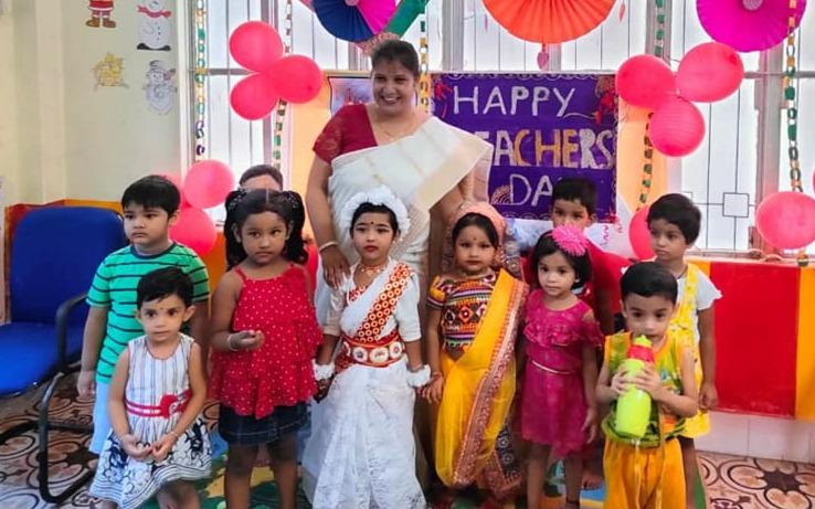 Hello Kids - Care preschool building in Tarapur, Silchar